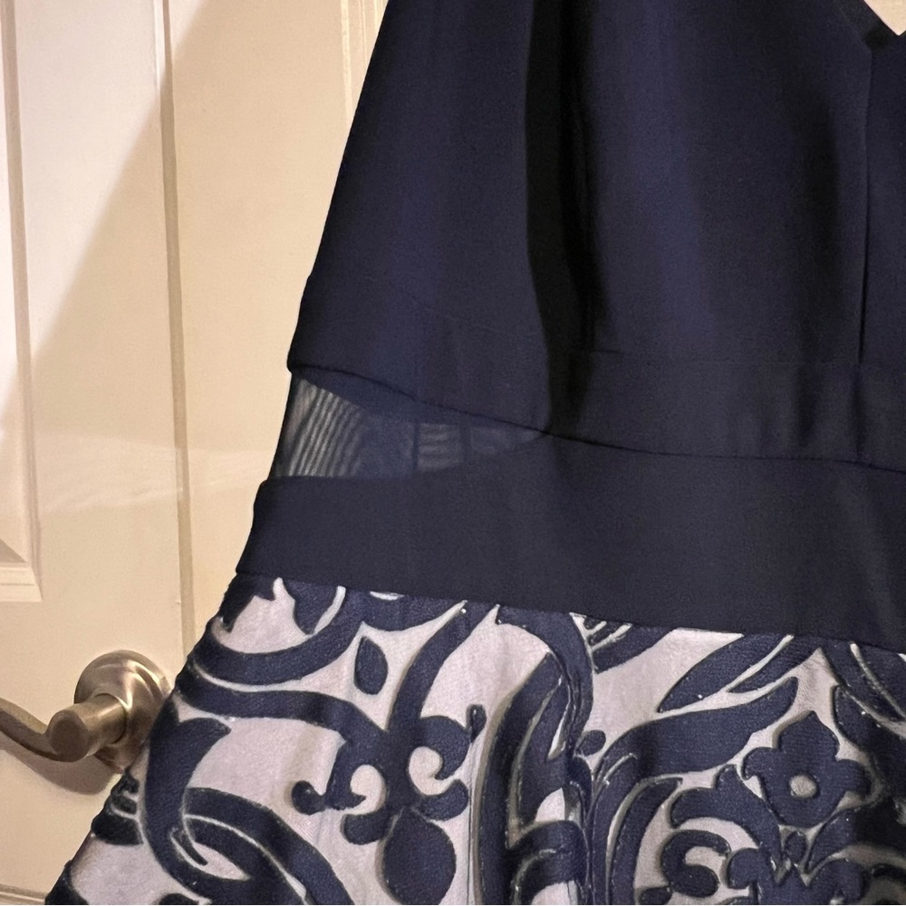 Xscape Navy Blue Formal Dress - Picture 5 of 12